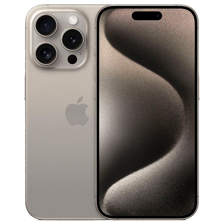Apple iPhone 15 Pro nano SIM+nano SIM 128GB, натуральный титан— фото №0