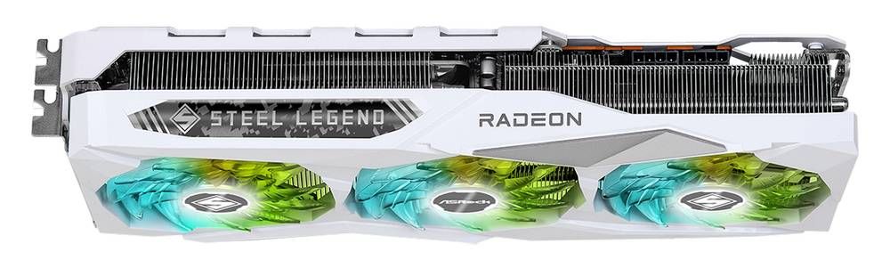 Видеокарта ASRock AMD Radeon RX 7800 XT Steel Legend OC 16Gb— фото №3