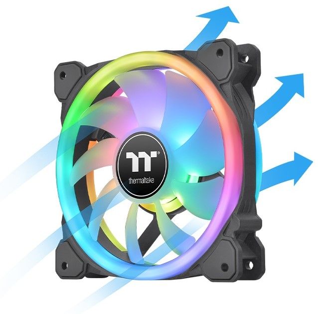 Вентилятор Thermaltake SWAFAN 14 RGB (3шт) черный— фото №2