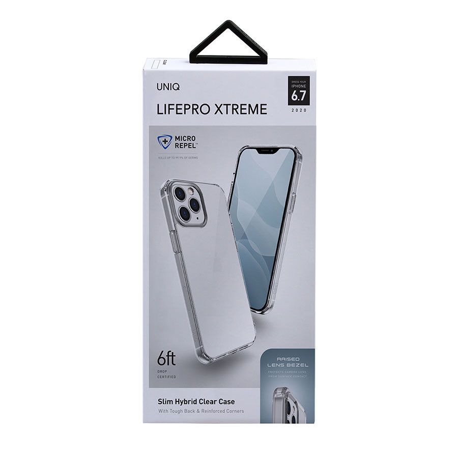 Чехол-накладка Uniq Lifepro Xtreme для iPhone 12 Pro Max, пластик, прозрачный— фото №3