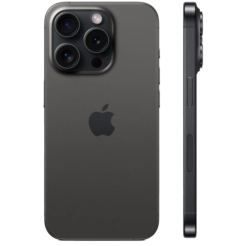 Apple iPhone 15 Pro nano SIM+nano SIM 256GB, черный титан— фото №1