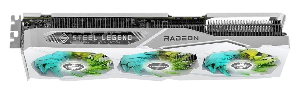 Видеокарта ASRock AMD Radeon RX 7600 XT Steel Legend OC 16Gb— фото №3