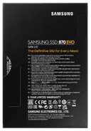 Твердотельный накопитель Samsung SATA III 870 EVO SSD 2.5&quot; 250Gb (R560/W530MB/s) 1 year— фото №6