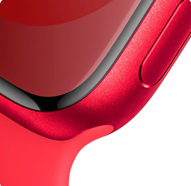 Apple Watch Series 9  (корпус - (PRODUCT)RED, 41mm ремешок Sport Band (PRODUCT)RED, размер M/L)— фото №2