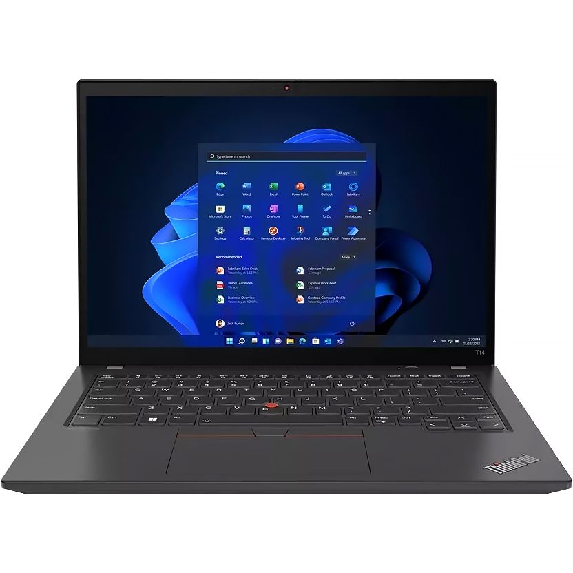 Ноутбук Lenovo ThinkPad T14 G3 14″/Core i7/16/SSD 512/Iris Xe Graphics/LTE/Windows 11 Home 64-bit/черный— фото №0