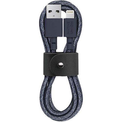 Кабель Native Union Belt Cable USB / Lightning, 1,2м, синий— фото №1