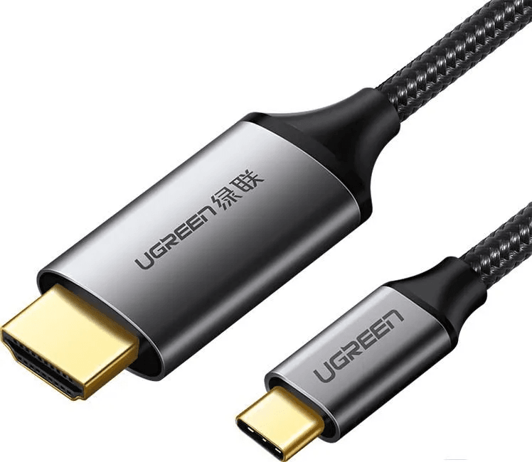Кабель UGreen MM142 USB-C / HDMI, серый— фото №0