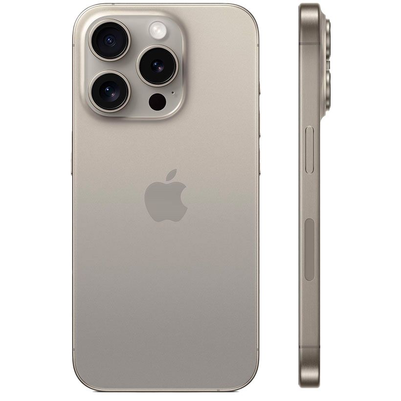 Apple iPhone 15 Pro nano SIM+eSIM 256GB, натуральный титан— фото №1