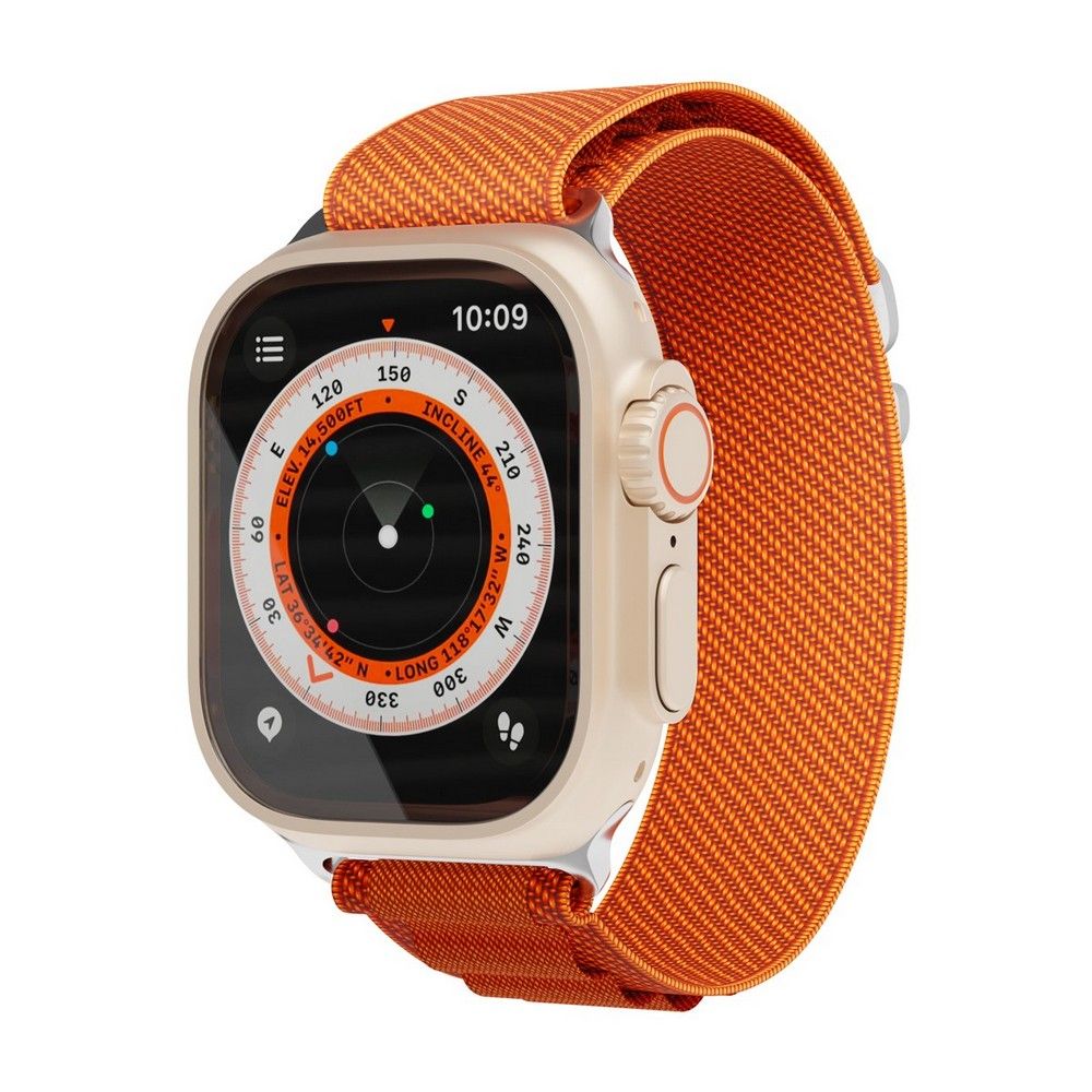 Ремешок VLP Extreme Band для Apple Watch 42/44/45/49mm, Нейлон, оранжевый— фото №0