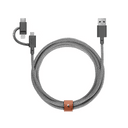 Кабель Native Union USB / Lightning, 2м, зебра— фото №0
