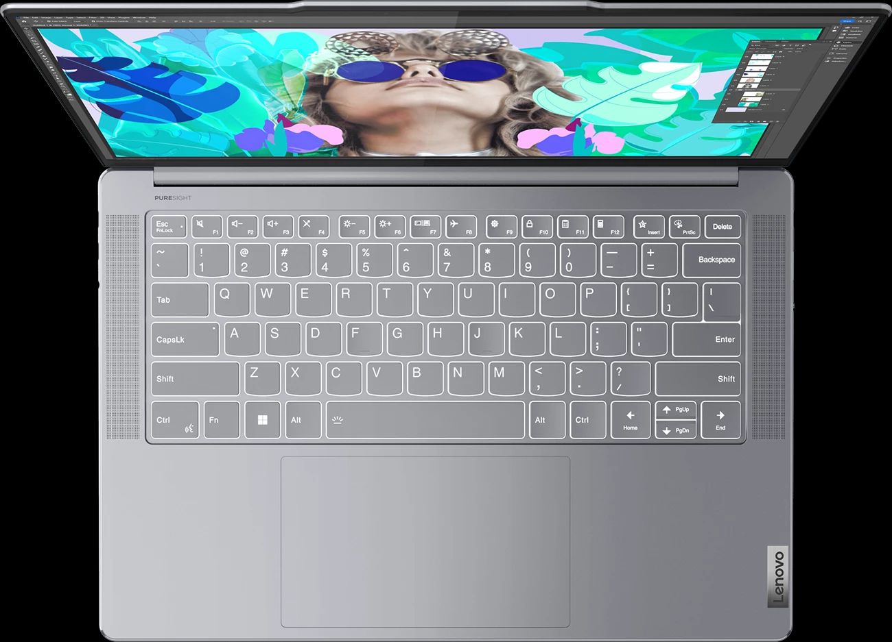 Ультрабук Lenovo Yoga Slim 7 Pro 14IAH7 14″/Core i7/16/SSD 1024/Iris Xe Graphics/Windows 11 Home 64-bit/серый— фото №3