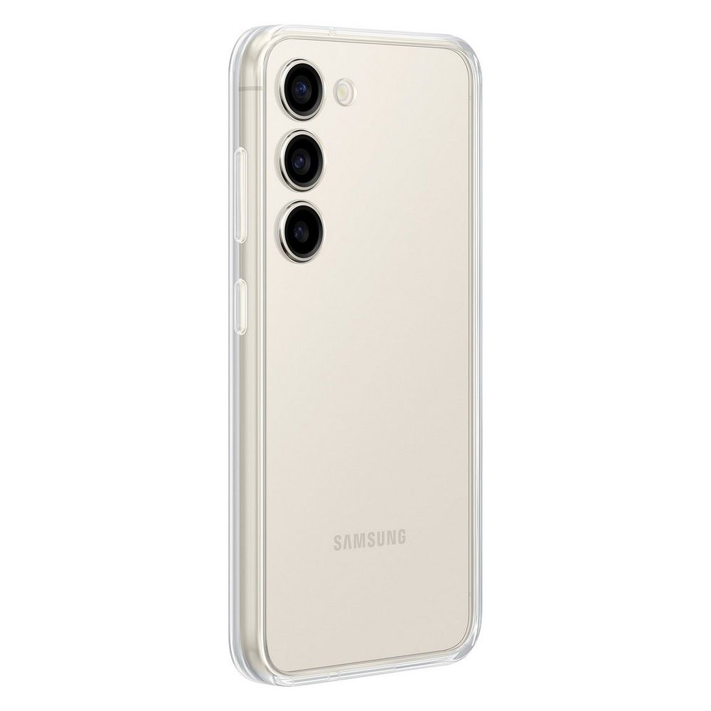 Чехол-накладка Samsung Frame Case для Galaxy S23, поликарбонат, белый— фото №2