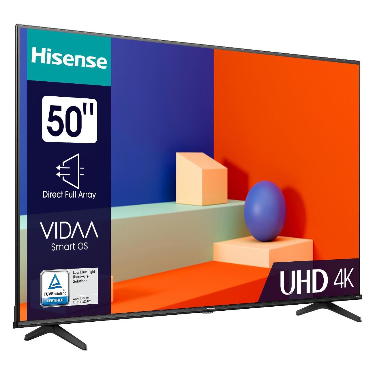 Телевизор Hisense 50A6K, 50″, черный— фото №1