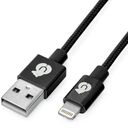 Кабель uBear USB / Lightning, 1,2м, черный