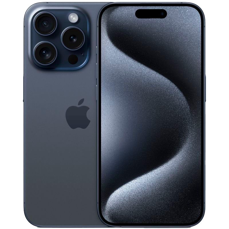 Apple iPhone 15 Pro nano SIM+eSIM 512GB, синий титан— фото №0