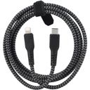 Кабель EnergEA USB-C / Lightning, 1,5м, черный— фото №1