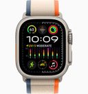Apple Watch Ultra 2 GPS + Cellular 49mm (корпус - титан, оранжевый/бежевый, IP6X)— фото №1