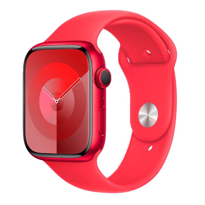 Apple Watch Series 9  (корпус - (PRODUCT)RED, 41mm ремешок Sport Band (PRODUCT)RED, размер M/L)— фото №0