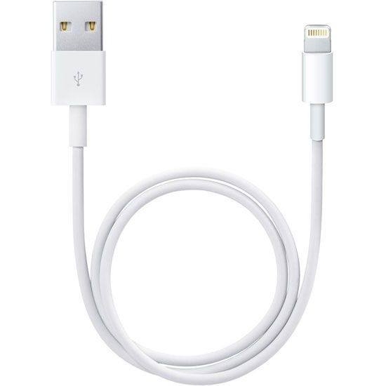 Кабель Apple USB / Lightning, 0,5м, белый— фото №0