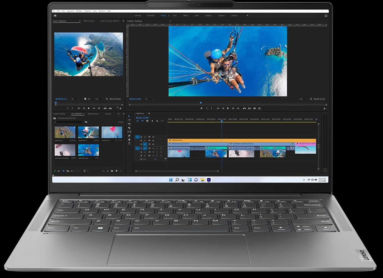 Ультрабук Lenovo Yoga Slim 6 14IAP8 14″/Core i5/16/SSD 512/Iris Xe Graphics/no OS/серый— фото №0