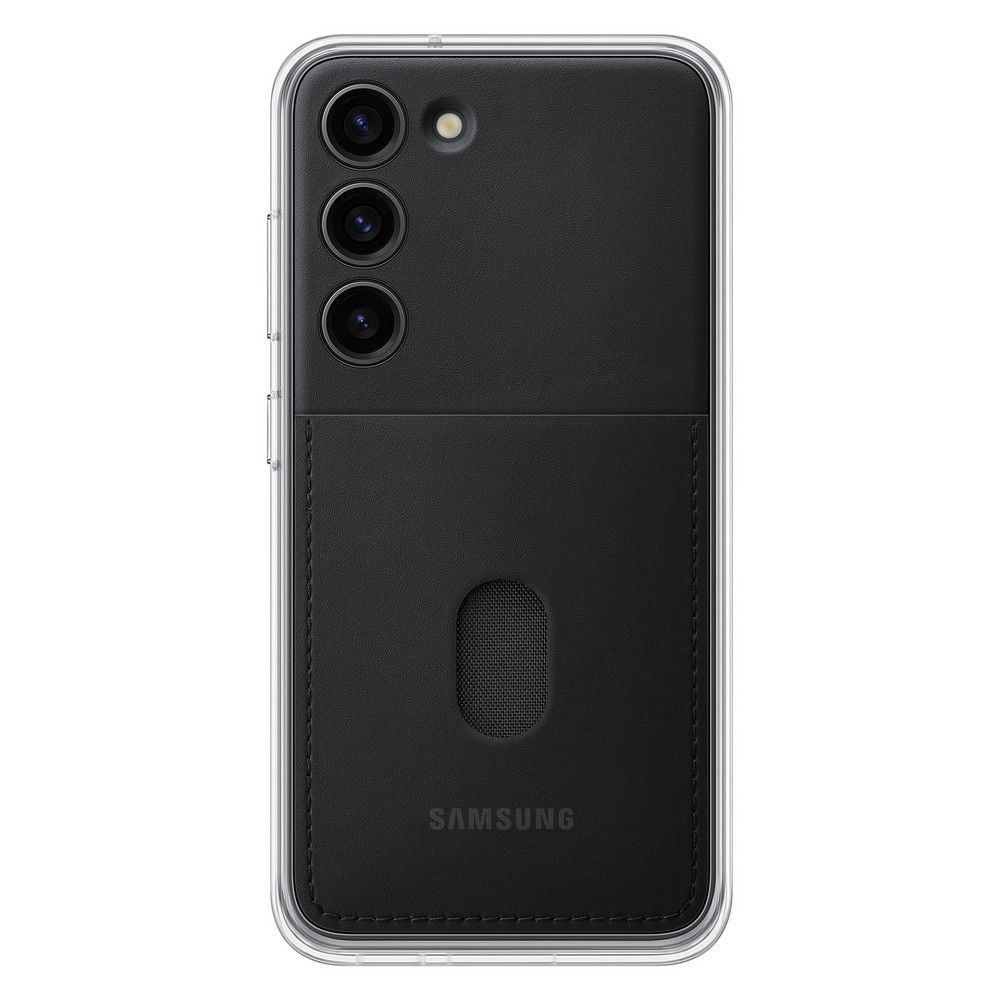 Чехол-накладка Samsung Frame Case для Galaxy S23+, поликарбонат, черный— фото №0