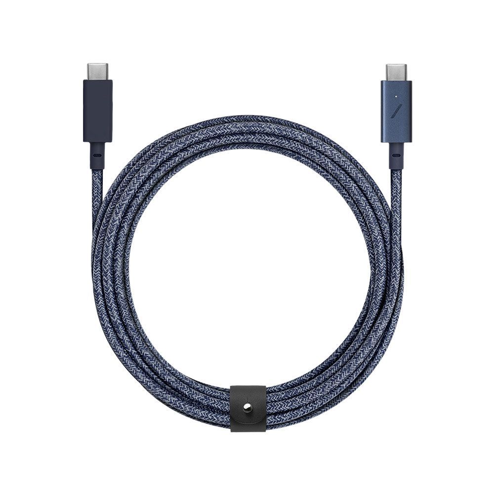 Кабель Native Union USB-C / USB-C, A, 100Вт  2,4м, синий— фото №0