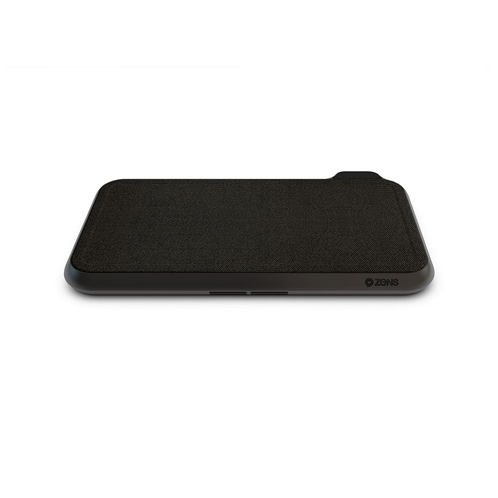 Зарядное устройство беспроводное Zens Liberty Fabric, 30Вт, черный— фото №0