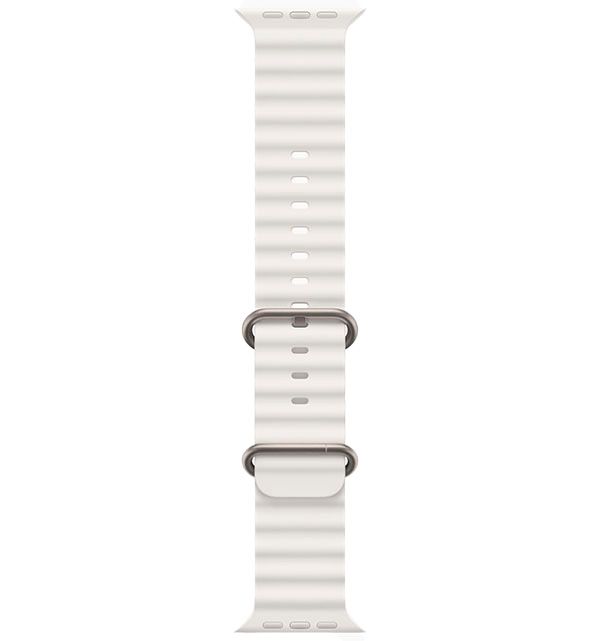Apple Watch Ultra 2 GPS + Cellular 49mm (корпус - титан, белый, IP6X)— фото №2