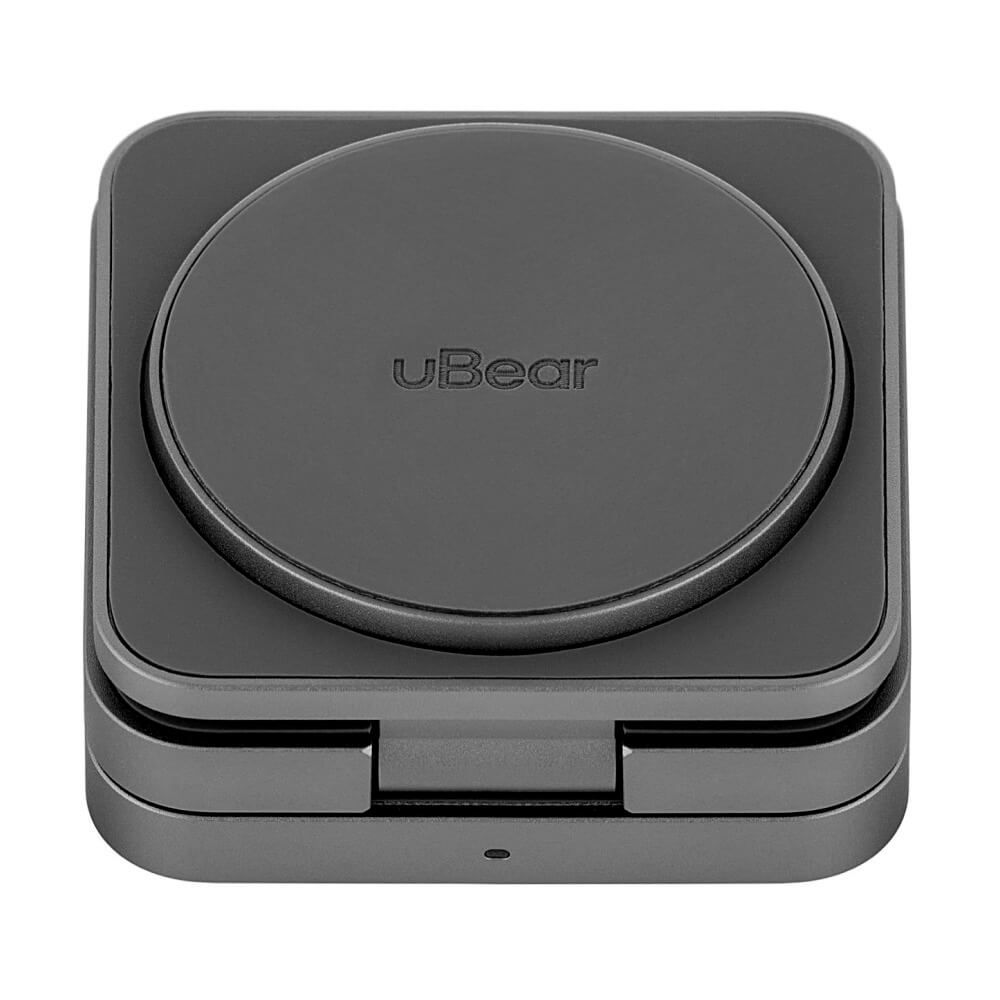 Зарядное устройство беспроводное uBear Balance 3 в 1, 15Вт, серый— фото №4