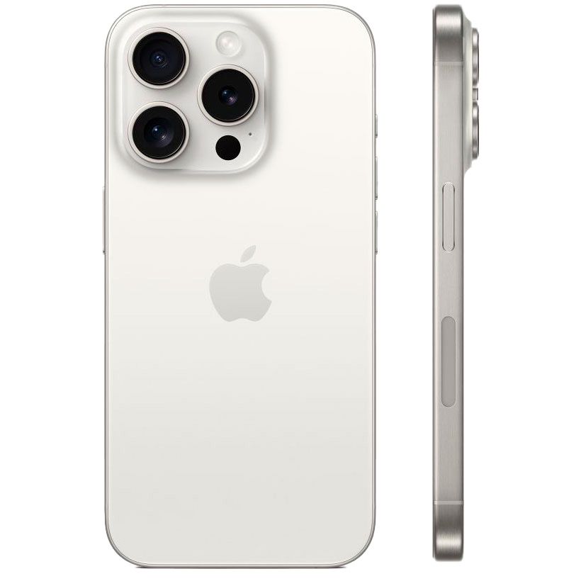 Apple iPhone 15 Pro nano SIM+eSIM 1024GB, белый титан— фото №1