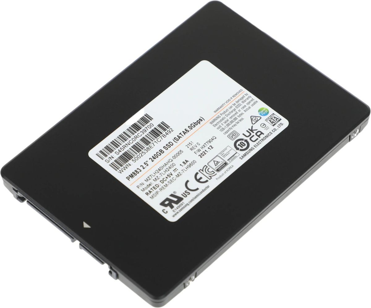 SSD Накопитель 240GB Samsung PM883 SATA III— фото №1