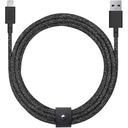 Кабель Native Union Belt Cable XL Cosmos Black USB / Lightning, 3м, черный— фото №0