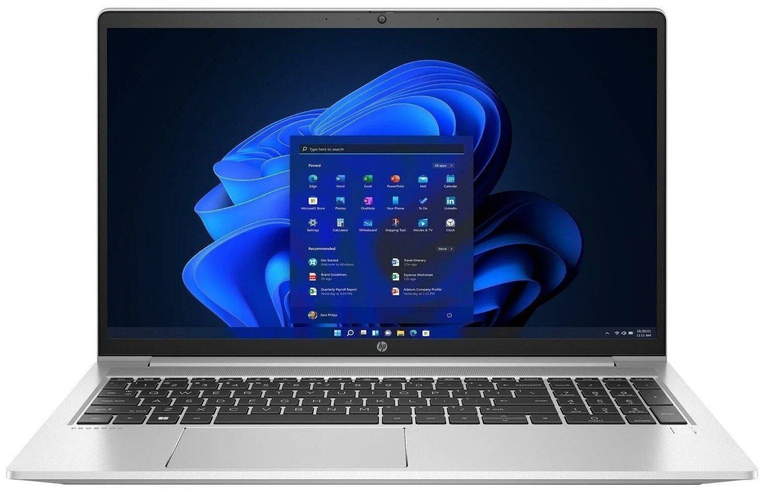 Ноутбук HP ProBook 450 G9 15.6″/Core i5/8/SSD 512/Iris Xe Graphics/FreeDOS/серебристый— фото №0