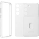Чехол-накладка Samsung Frame Case для Galaxy S23, поликарбонат, белый— фото №3