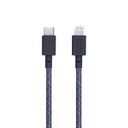 Кабель Native Union Belt Cable USB-C / Lightning, 1,2м, синий— фото №0