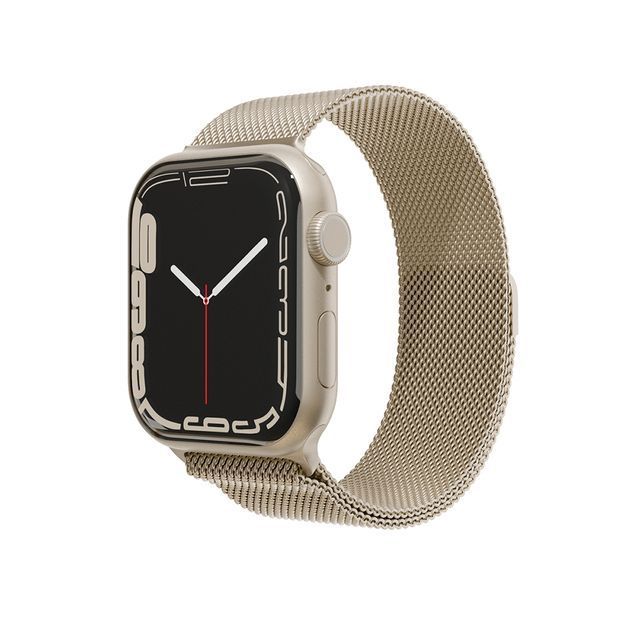 Ремешок VLP для Apple Watch 45mm, Нержавеющая сталь, золотой— фото №0