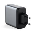 Зарядное устройство сетевое Satechi USB-C PD Wall Charger, 100Вт, серый космос