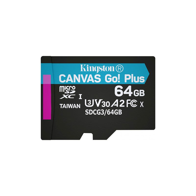 Карта памяти microSDXC Kingston Canvas Go Plus, 64GB— фото №3