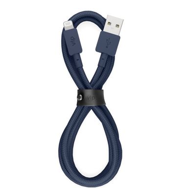 Кабель VLP Nylon Cable USB / Lightning, 1,2м, темно-синий