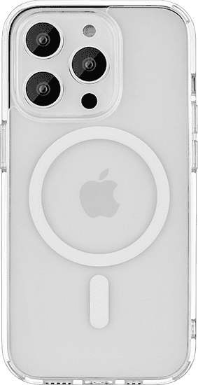 Чехол-накладка uBear Real Mag Case для iPhone 14 Pro, поликарбонат, прозрачный— фото №0