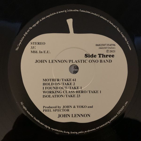 Виниловая пластинка John Lennon / Plastic Ono Band - John Lennon / Plastic Ono Band (deluxe) (2021)— фото №8