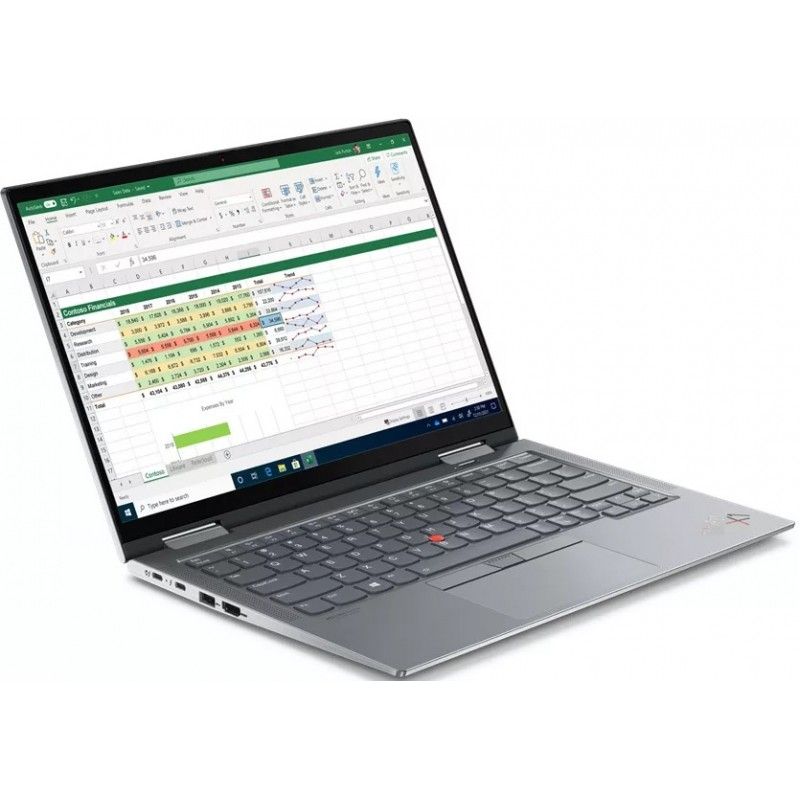 Ультрабук Lenovo ThinkPad X1 Yoga Gen 6 14″/Core i5/8/SSD 256/Iris Xe Graphics/Windows 10 Pro 64 bit/серый— фото №2