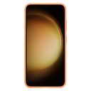 Чехол-накладка Samsung Silicone Case для Galaxy S23, силикон, оранжевый— фото №3