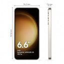 Смартфон Samsung Galaxy S23+ 5G 512Gb, бежевый (GLOBAL)— фото №3