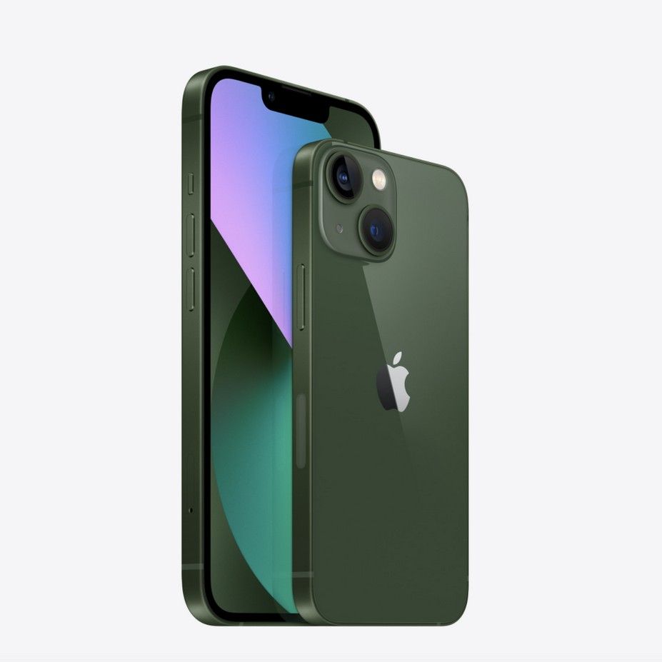 Apple iPhone 13 nano SIM+nano SIM 256GB, зеленый— фото №1