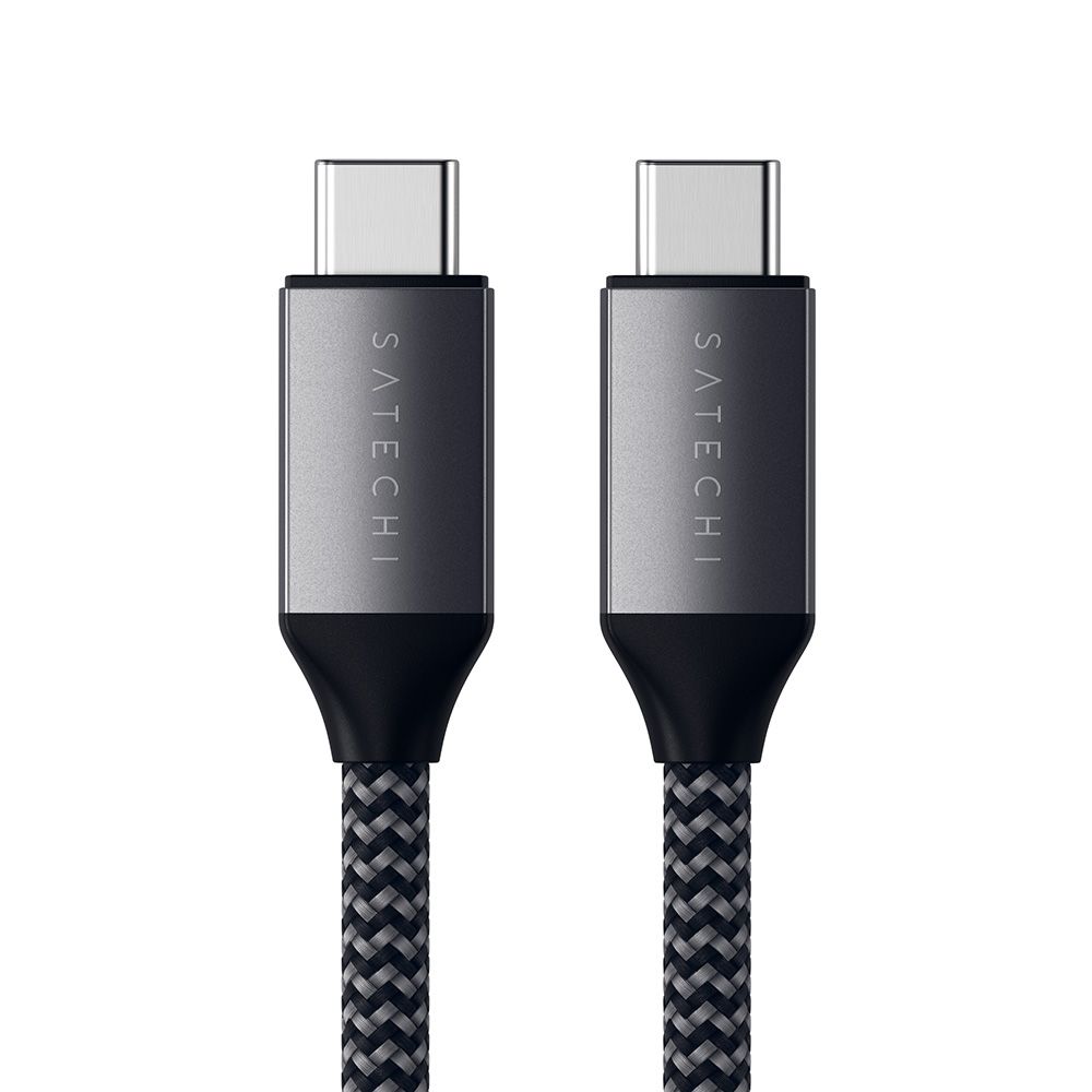 Кабель Satechi Type-C - Type-C USB-C / USB-C, 2м, черный— фото №3