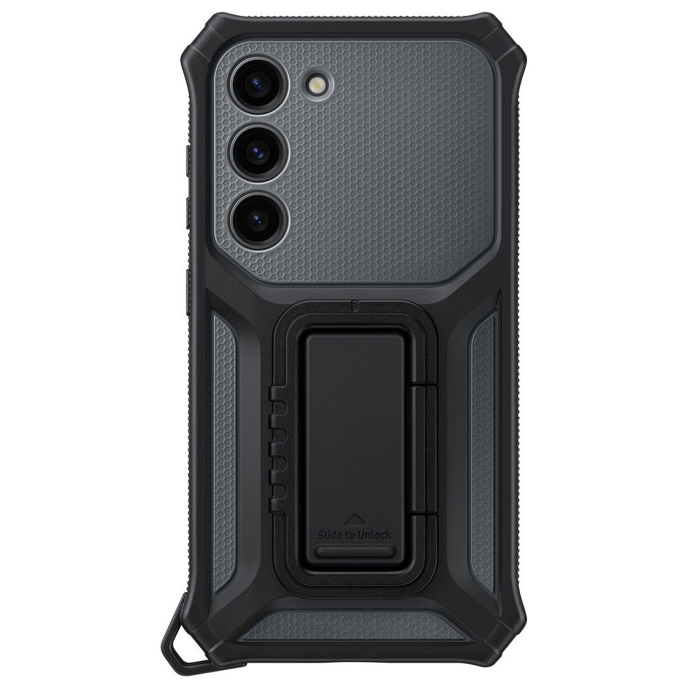 Чехол-накладка Samsung Rugged Gadget Case для Galaxy S23, поликарбонат, титан— фото №3