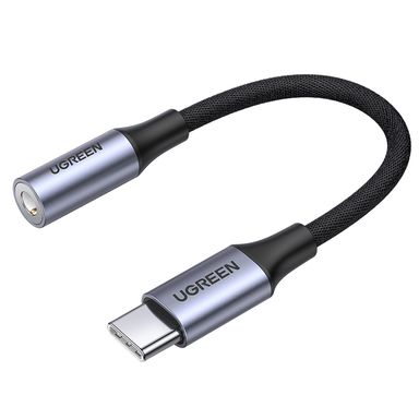 Переходник UGreen AV161 USB Type-C - audio 3.5mm USB-C / jack 3.5mm, черный