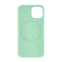 Чехол-накладка uBear Touch Mag Case для iPhone 13 mini, силикон, светло-зеленый— фото №3