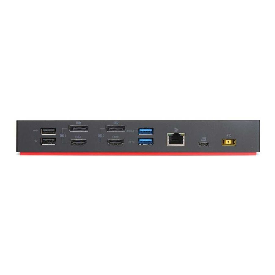 Док-станция Lenovo ThinkPad Hybrid USB-C with USB-A Dock, черный— фото №1